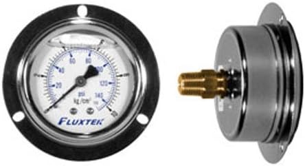 PRG6063-PM 0-150 PSI 1/4 inch MPT Panel Mounted Oil-Filled Pressure Gauge
