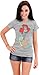 Disney The Little Mermaid Ariel Rainbow Tail Juniors Heather Gray T-shirt