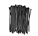 Multi-Purpose Strong Cable Ties (Pack of 100), 50 lbs, Black, Self Locking Zip Ties (12 inch)