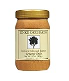 Zinke Orchards Creamy Almond Butter (12 Pack) 16oz Jars