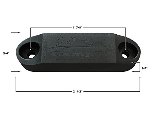 #1 Selling/Rated - Magnetic Baggage Door Catch - Holder - Clip - Latch for RV, Trailer, Camper, Motor Home, Cargo Trailer, Boat Compartments - Replaces Plastic Spring Clips (Black 1-Pair) - Thumbnail 6