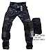 ZAPT 2 PCS Tactical EVA Knee Pads Airsoft Paintball Military Combat Protective Gear Knee Pad Tactical Pants Work Trousers (Black)