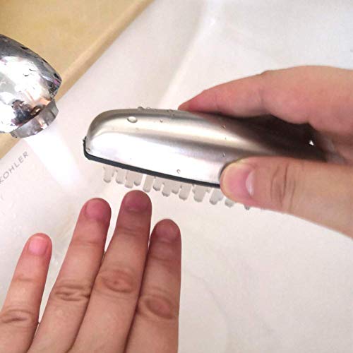 To use a hand and nail brush cleaner, the user typically wets their hands and applies soap or another cleaning solution. They then use the brush to scrub their hands and nails, paying special attention to areas around the nails and between the fingers. The brush may be used in conjunction with other cleaning tools, such as a pumice stone or nail brush, to achieve a deeper clean.