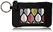 Vera Bradley Women's Microfiber Zip ID Case Wallet, Black, One Size