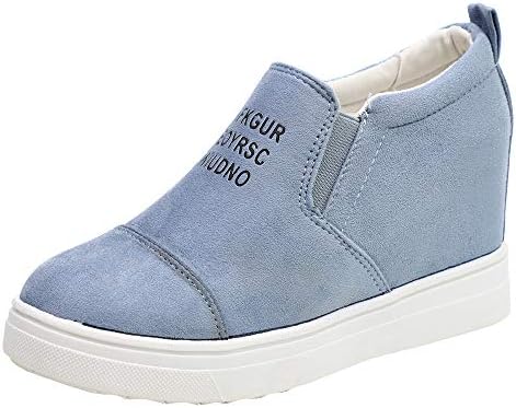 fashion letter slip on wedge sneakers