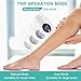 IPL Permanent Hair Removal Device 600,000 Flashes and 8 Energy Levels Facial Whole Body At-Home Painless Hair Removal System for Women and Men