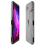 Skinomi Brushed Aluminum Full Body Skin Compatible with ASUS ROG Phone 2 (2019)(Full Coverage) TechSkin with Anti-Bubble Clear Film Screen Protector