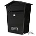 Serenelife Indoor & Outdoor Wall Mount Locking Mailbox | Secure Key & Lock Mechanism | Weather Resistant & Durable | Easy Access Metal Flap | Includes 2 Keys & Mounting Hardware | 13x14x5 IN