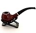 MERSUII Classic Wooden Tobacco Pipe