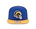 NFL Los Angeles Rams Historic Baycik 9Fifty Snapback Cap, One Size, Royal