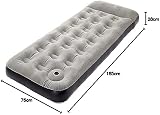 Hi-Gear Deluxe Single Airbed with Built-In Foot Pump Raised Pillow view 3