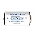 Miraclekoo 4pcs D Size and 4pcs C Size Battery Spacers for Sanyo Eneloop or Other AA Batteries,AA to C/D Size Battery Adapter