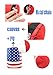 Children Boxing Toy Set Champion Punching Bag and Pair of Soft Padded Gloves UAS Flag Sports Physical Training Game Extra Large 17.5 Inch Tall 6 Inch Hanging Chain