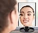 Perfect Life Ideas Small Mirror with Lights - 10.7 inches Dimmable Led Touch Screen Makeup Mirror as Portable Natural Daylight Lighted Makeup Mirror Battery Operated