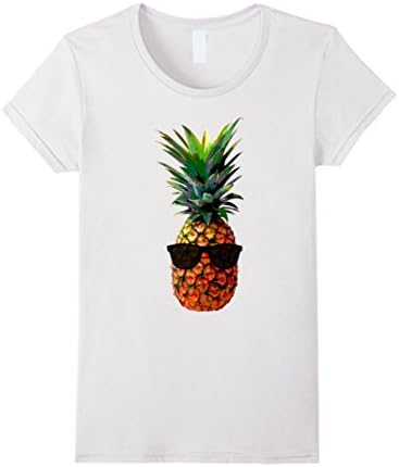 Women's Women-Men-Kid Sizes Funny Cool Pineapple T-shirt Medium White