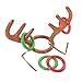 HANTAJANSS Ring Toss Game Reindeer Antler Inflatable Toys Summer Party Beach Pool Kids Water Game 2 Sets