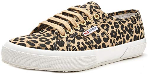 superga leopard print trainers
