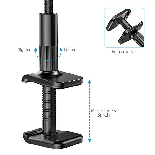 5 Nulaxy+Flexible+Gooseneck+4+7+10+5+Office+Black