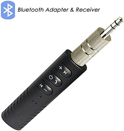 Bluetooth Receiver, Rodzon Bluetooth 4.0 Portable Car Kits Audio Adapter Hands Free Calling Built-in Mic for Car Audio, Wired Headphones, Speaker, AUX Home Sound System