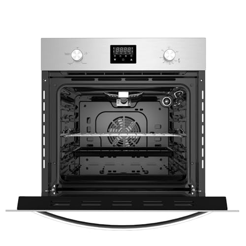 Empava 24" Single Gas Wall Oven with Bake Broil Rotisserie Functions