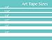 Milltown Merchants™ Professional Masking Tape - Low Tack, Low Adhesive Painters Tape (1/2 Inch (2 Pack))