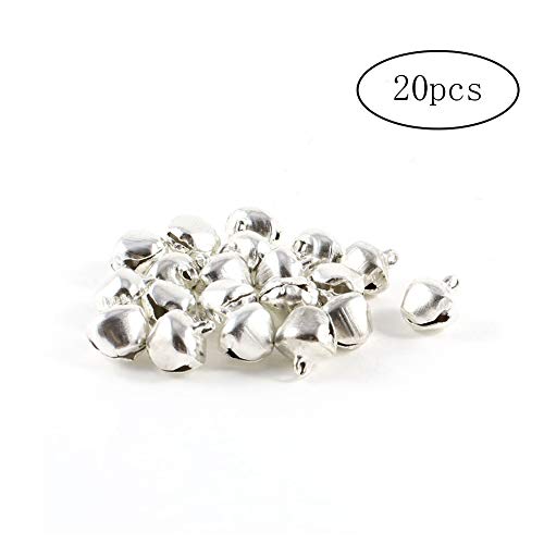 image for NaisiCore 20 PCS Small Cute Jingle Bells Mini Metal Bells for Christma