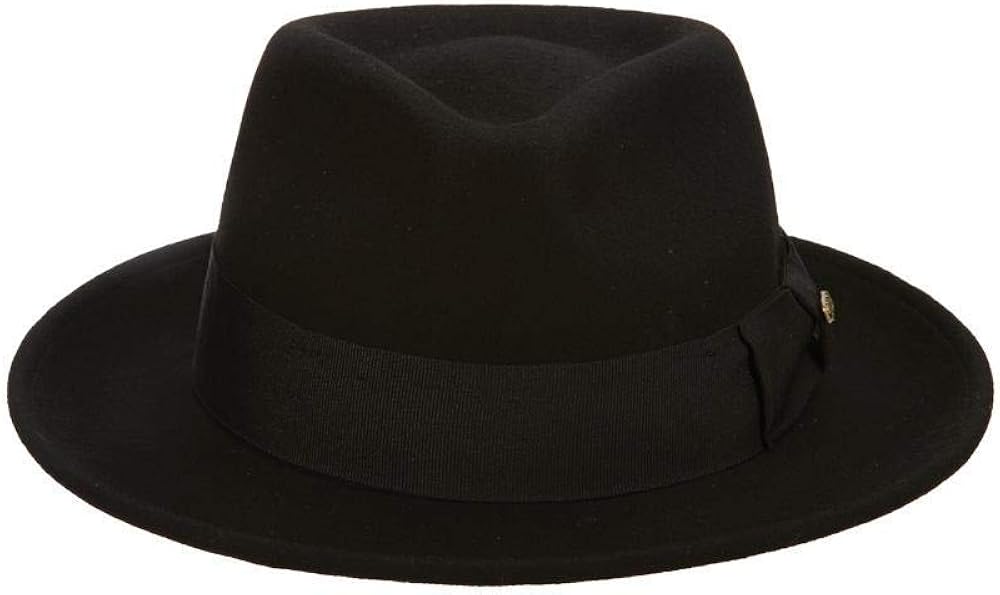 Scala Classico Men's Crushable Wool Felt Fedora at  Men’s Clothing store