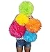 SOOKOO 15 PCS Tissue Paper Pom Poms in 14 Inch, 12 Inch, 10 Inch Assorted Rainbow Colors Paper Flowers Balls for Birthday Wedding Christmas Party and Festival Decorations