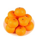 HAKSEN 12 PCS Artificial Simulation Oranges Fake