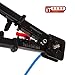 ITBEBE RJ45 Crimping Tool Made of Hardened Steel with Wire Cutter Stripping Blades and Textured Grips (RJ45 CRIMPER BLACK)
