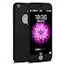 iPhone 6 Case, YamaziHD Full Body Coverage Protection Ultra Slim iPhone 6 Case with Tempered Glasses Screen Protector for Apple iPhone 6 6S - Black