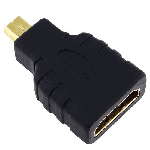 High Speed Micro HDMI (Type D) to HDMI (Type A) - Adapter for Samsung Google Nexus 10 Tablet to TV Premium Gold Quality Adaptor - Audio & Video - Supports 3D, 4K, 1440p, 1080p by DragonTrading®