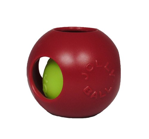 Jolly Pets 8-Inch Teaser Ball, Red
