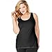 Just My Size Women's Plus Size Stretch Jersey Cami, Black, 4X