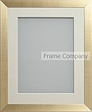 Frame CompanySimpson Range Gold 9x7 inch Frame With Ivory Mount for 7x5 inch *Choice of Sizes* Fitted with Real Glass