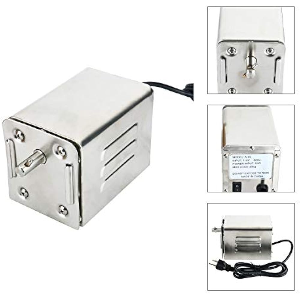 40KG 110V Electric Roaster Motor BBQ Rotisserie Barbecue Meat Grill