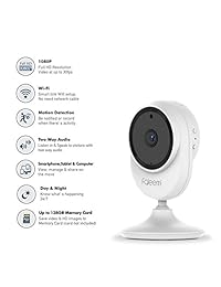 faleemi 1080P Home cámara, interior IP inalámbrica sistema de vigilancia de seguridad para el hogar Pet Baby Monitor con visión nocturna y audio de dos vías fsc850