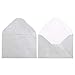 Mini Envelopes - 100-Count Bulk Gift Card Envelopes, Silver Business Card Envelopes, Bulk Tiny Envelope Pockets for Small Note Cards, 4 x 2.7 Inches