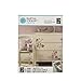 Martha Stewart Crafts Adhesive Silkscreen (8.5 by 11-Inch), 32931 8 Exotic Blossoms Designs