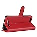 DOOGEE X20 Case, Fettion Premium PU Leather Wallet Flip Phone Protective Case Cover with Card Slots and Magnetic Closure for DOOGEE X20/DOOGEE X20L 5.0 Inch Smartphone (Wallet - Red)