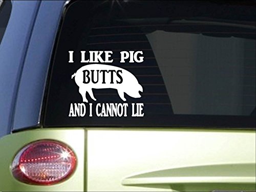 EZ-STIK I Like Pig buttsI069 8" Sticker Decal Barbecue BBQ Grill Sauce Recipe