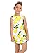 Ephex Little Girls Summer Cheerful Pops Lemon Print Shift Dress 3-8T
