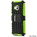 HTC One M9 Case, Evocel¨ Heavy Duty Armor Case with Stand For HTC One M9 (2015 Release) - Evocel¨ Retail Packaging, Neon