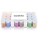 32 Colors Slime Glitter Set,DOMIRE Extra Fine Glitter Powder for Slime Making,Art and Crafts,Scrapbook,Face,Body,Nail Arts,Paints