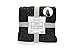 Posh Home Hooded Jersey Knit Reversible Sherpa Throw Blanket, 50 x 60 Dark Grey
