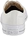 Converse Women's Chuck Taylor All Star Perforated Canvas Low Top Sneaker, White, 7.5 M US