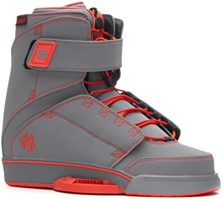 Humanoid Wake Odyssey Wakeboard Bindings - 8-9/Grey-Red