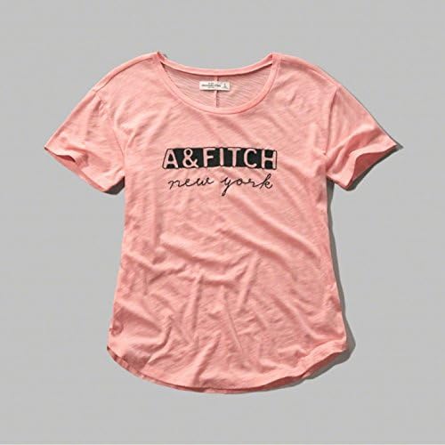 Amazon アバクロンビー フィッチ Abercrombie Fitch アバクロ Tシャツ レディース ピンクl 並行輸入品 Tシャツ カットソー 通販
