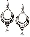 Boho Bali Earrings Silver Toned - SPUNKYsoul Collection