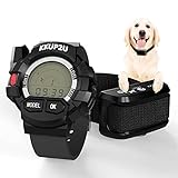 KKUP2U Dog Training Collar, Dog Shock Collar Beep/Vibration/Shock Electronic Collar, Rechargeable Remote IPX7 Waterproof 1000 Foot Range (10-120 LBS)